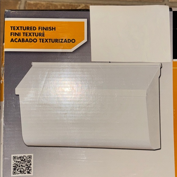 NWT Gibraltar Mailbox in White Wall Mounted Textured Finished L4009WW0 - Picture 6 of 6